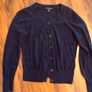 Banana Republic Women's Black Cardigan Button Down Sweater Size Medium